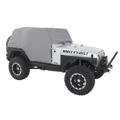 Water-Resistant Cab Cover with Door Flaps (Gray) – 1061 view 2