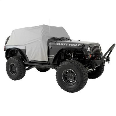 Smittybilt Water-Resistant Cab Cover with Door Flaps (Gray) – 1068 view 3
