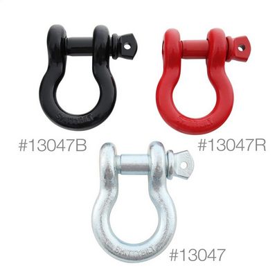 Smittybilt 3/4-inch D-ring Shackle (Red) – 13047R view 3