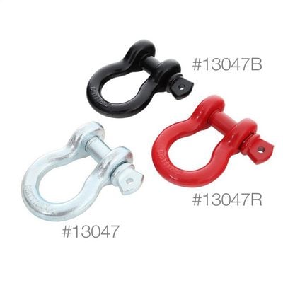 Smittybilt 3/4-inch D-ring Shackle (Red) – 13047R view 4
