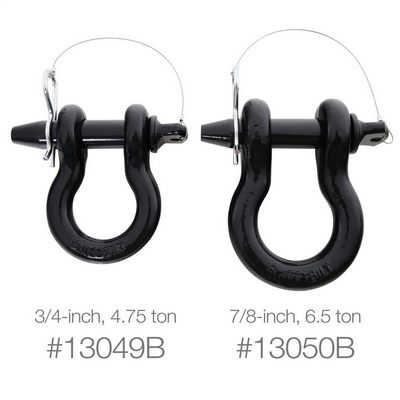 3/4″ Quick Disconnect D-Ring Shackle (Black) – 13049B view 7