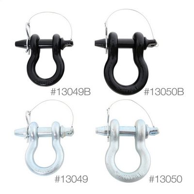 3/4″ Quick Disconnect D-Ring Shackle (Black) – 13049B view 6