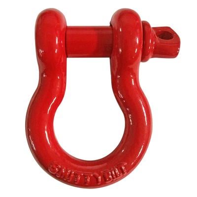 Smittybilt 3/4-inch D-Ring Shackle with Isolator (Red) – 23047R view 2