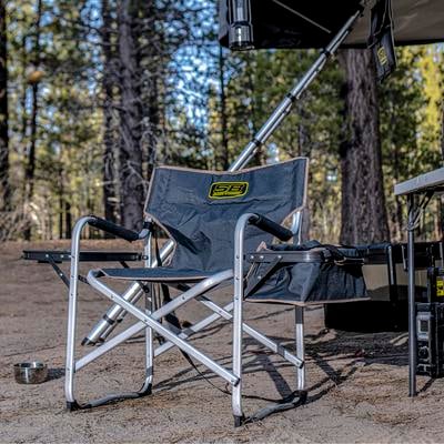 Smittybilt Camping Chair with Cooler and Table (Gray) – 2841 view 3