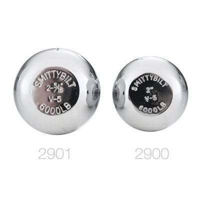 2 5/16in. Receiver Hitch Ball (Chrome) – 2901 view 2