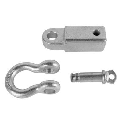 2″ Receiver Mounted D-Ring Shackle (Zinc) – 29312 view 4