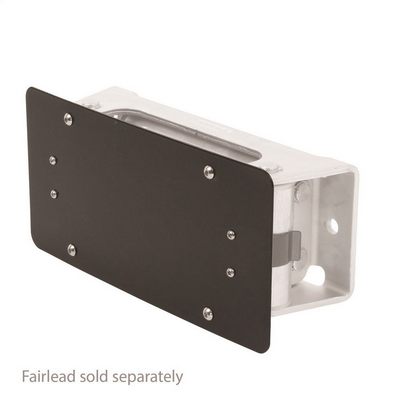Roller Fairlead Mounted License Plate Bracket – 4432 view 3