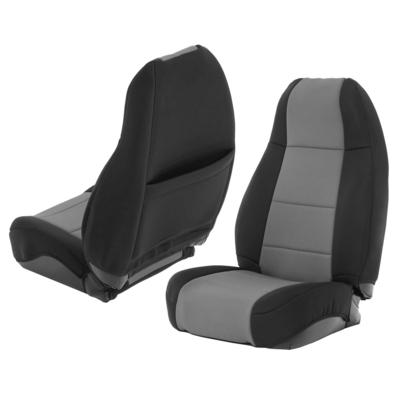 Smittybilt Neoprene Front and Rear Seat Cover Kit (Black/Gray) – 471022 view 4