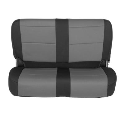 Smittybilt Neoprene Front and Rear Seat Cover Kit (Black/Gray) – 471022 view 2