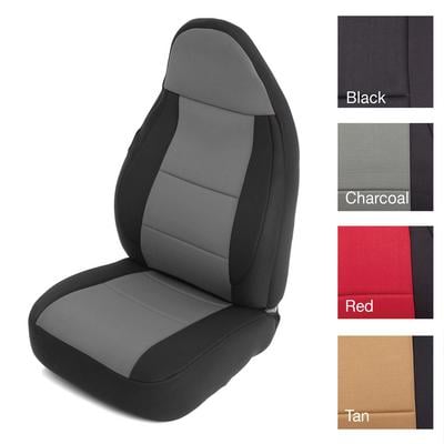 Neoprene Front and Rear Seat Cover Kit (Black/Gray) – 471222 view 2
