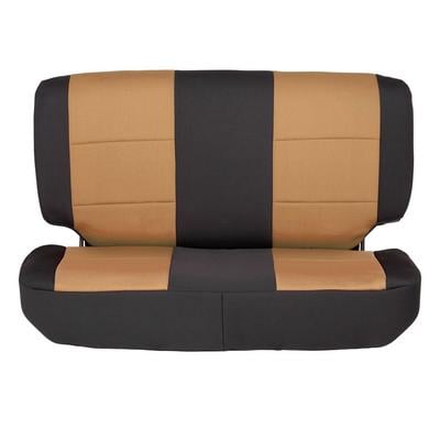 Smittybilt Neoprene Front and Rear Seat Cover Kit (Black/Tan) – 471225 view 4