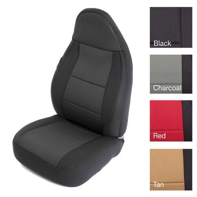 Smittybilt Neoprene Front and Rear Seat Cover Kit (Black/Black) – 471301 view 2