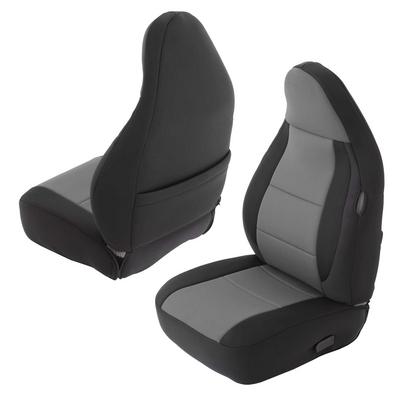 Neoprene Front and Rear Seat Cover Kit (Black/Gray) – 471322 view 3