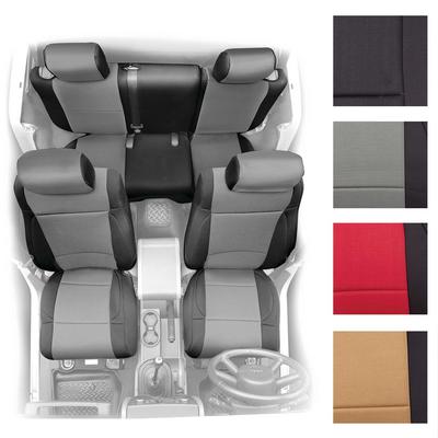 Neoprene Front and Rear Seat Cover Kit (Black/Gray) – 471422 view 3