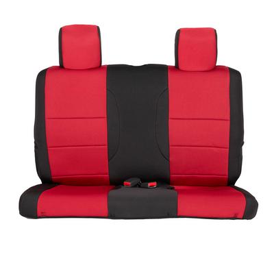 Smittybilt Neoprene Front and Rear Seat Cover Kit (Black/Red) – 471430 view 2