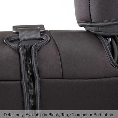 Neoprene Front and Rear Seat Cover Kit (Black/Red) – 471630 view 3