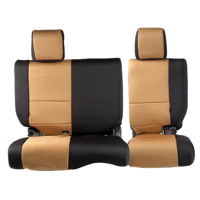 Smittybilt Neoprene Front and Rear Seat Cover Kit (Black/Tan) – 471725 view 2