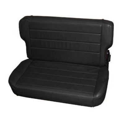 Smittybilt Fold and Tumble Rear Seat (Black) – 41315 view 1