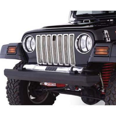 Billet Aluminum Grille Inserts for Jeep TJ & LJ Wrangler (Chrome) – 75511 view 1