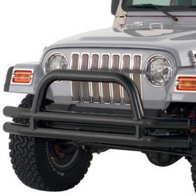 Smittybilt 3″ Front Tube Bumper with Hoop (Black) – JB44-FT view 1