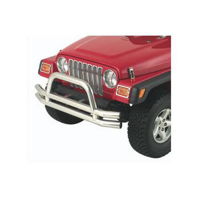 Smittybilt Front Bumper with Hoop (Stainless Steel) – JB44-FS view 4