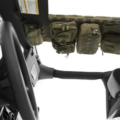 Smittybilt G.E.A.R. Overhead Console, Olive Drab – 5666031 view 9