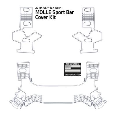 Smittybilt MOLLE Sport Bar Cover Kit – 5667201 view 5