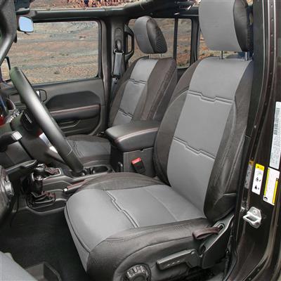 GEN2 Neoprene Front and Rear Seat Cover Kit (Black/Charcoal) – 577122 view 1
