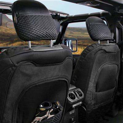 Smittybilt GEN2 Neoprene Front and Rear Seat Cover Kit (Black/Charcoal) – 577122 view 4