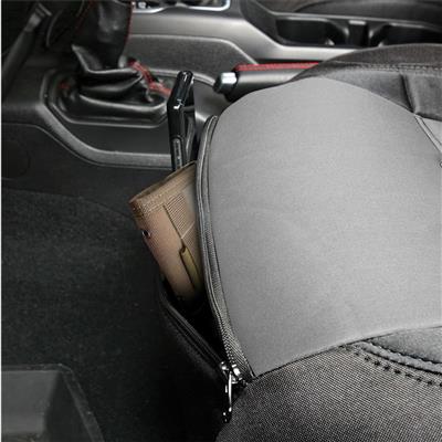 GEN2 Neoprene Front and Rear Seat Cover Kit (Black/Charcoal) – 577122 view 3