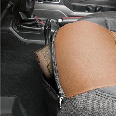Smittybilt GEN2 Neoprene Front and Rear Seat Cover Kit (Black/Tan) – 577125 view 2