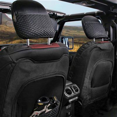Smittybilt GEN2 Neoprene Front and Rear Seat Cover Kit (Black/Red) – 577130 view 6