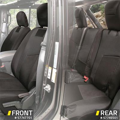 Smittybilt G.E.A.R. Front Seat Covers (Black) – 57747701 view 1