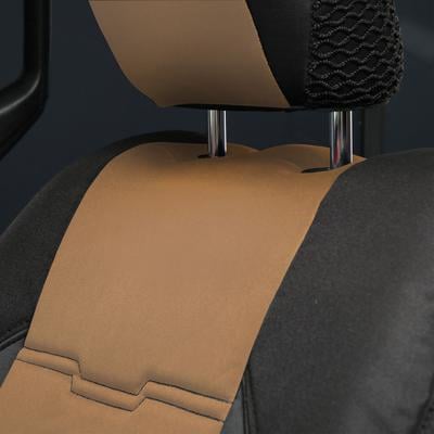 Smittybilt GEN2 Neoprene Front and Rear Seat Cover Kit (Tan/Black) – 578125 view 3