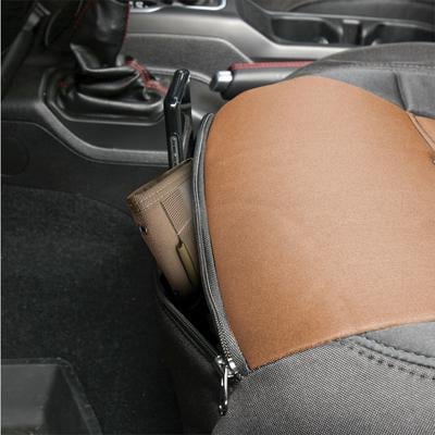 Smittybilt GEN2 Neoprene Front and Rear Seat Cover Kit (Tan/Black) – 576225 view 6