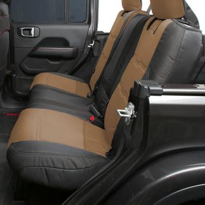 Smittybilt GEN2 Neoprene Front and Rear Seat Cover Kit (Tan/Black) – 576225 view 4