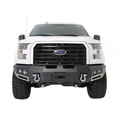 Smittybilt M1 Ford 150 Winch Mount Front Bumper with D-ring Mounts and Light Kit – 612833 view 3