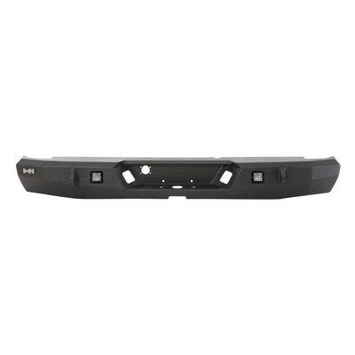 M1 Dodge Ram Rear Bumper with D-ring Mounts and Additional Rear Lights Included (Black) – 614800 view 1