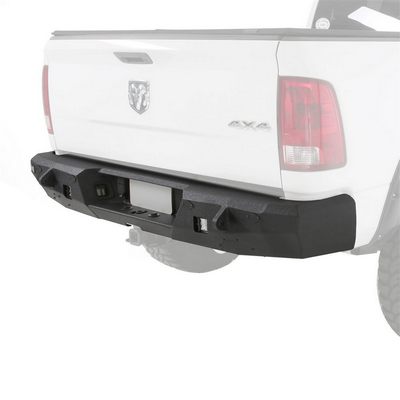 Smittybilt M1 Dodge Ram Rear Bumper with D-ring Mounts and Additional Rear Lights Included (Black) – 614802 view 3
