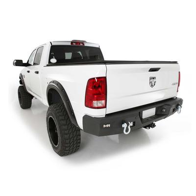 Smittybilt M1 Dodge Ram Rear Bumper with D-ring Mounts and Additional Rear Lights Included (Black) – 614802 view 5