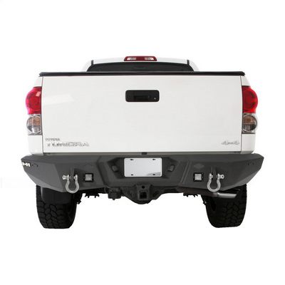 Smittybilt M1 Toyota Tundra Rear Bumper with D-ring Mounts and Additional Rear Lights Included (Black) – 614840 view 3