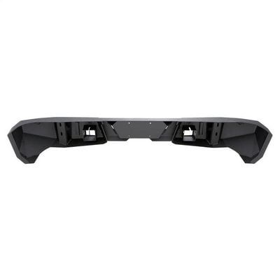 Smittybilt M1 Toyota Tundra Rear Bumper with D-ring Mounts and Additional Rear Lights Included (Black) – 614840 view 2