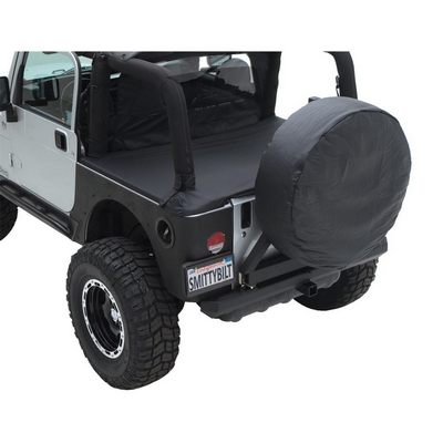 Smittybilt Jeep Tonneau Cover (Black Denim) – 721015 view 1
