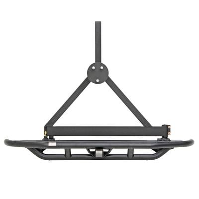 Smittybilt SRC Rear Bumper and Tire Carrier with Receiver Hitch (Black) – 76621 view 4