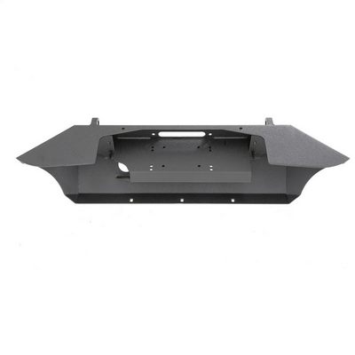 SRC Classic Rock Crawler Front Bumper with Winch Plate and D-ring Mounts (Black) – 76743 view 6