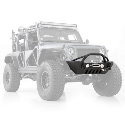 XRC Gen2 Front Bumper with Winch Plate (Black) – 76807 view 3