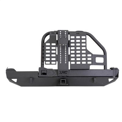 Smittybilt XRC Rear Bumper with Tire Carrier and Hitch (Black) – 76851 view 1