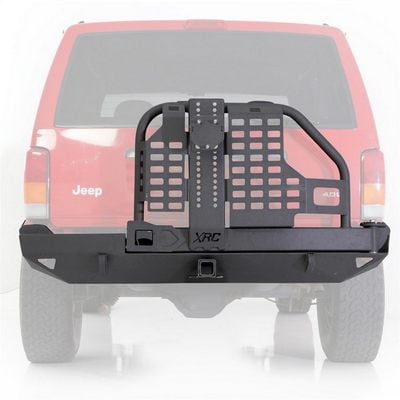 Smittybilt XRC Rear Bumper with Tire Carrier and Hitch (Black) – 76851 view 2