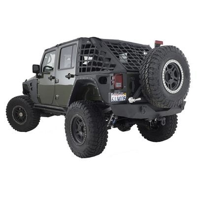 Smittybilt XRC Gen 1 Rear Bumper with Hitch and Tire Carrier (Black) – 76856 view 13