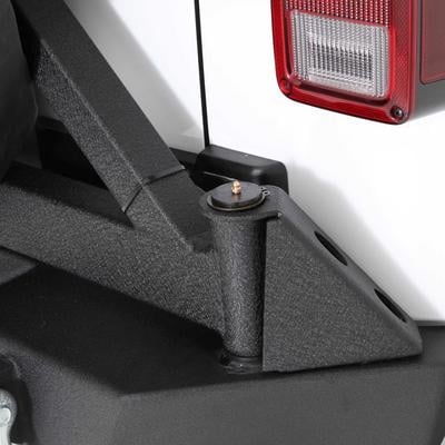 XRC Gen 1 Rear Bumper with Hitch and Tire Carrier (Black) – 76856 view 5